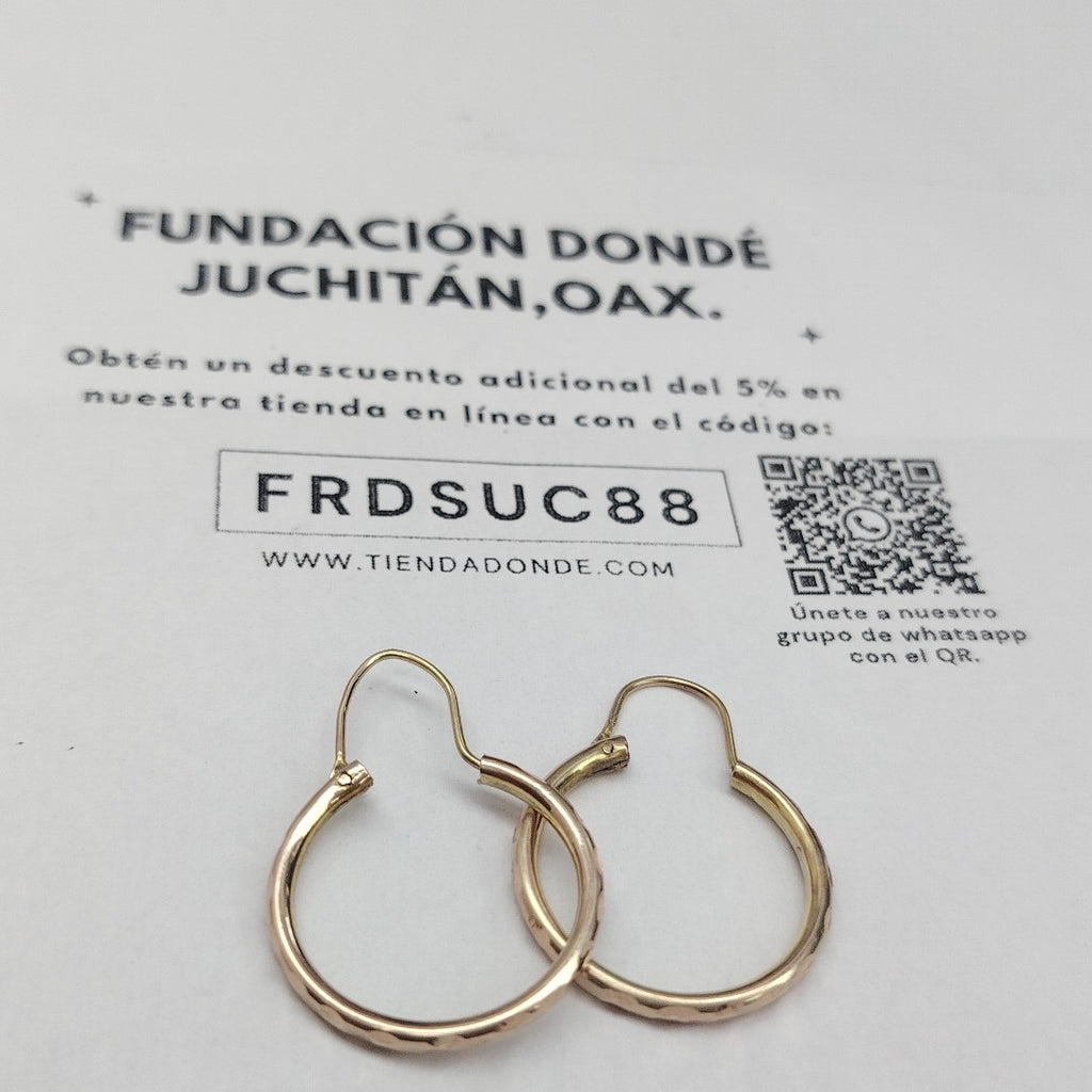 ARRACADAS PAR ORO 8 K 2 GRMS (SEMINUEVO)