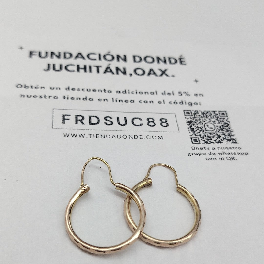 ARRACADAS PAR ORO 8 K 2 GRMS (SEMINUEVO)