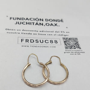ARRACADAS PAR ORO 8 K 2 GRMS (SEMINUEVO)