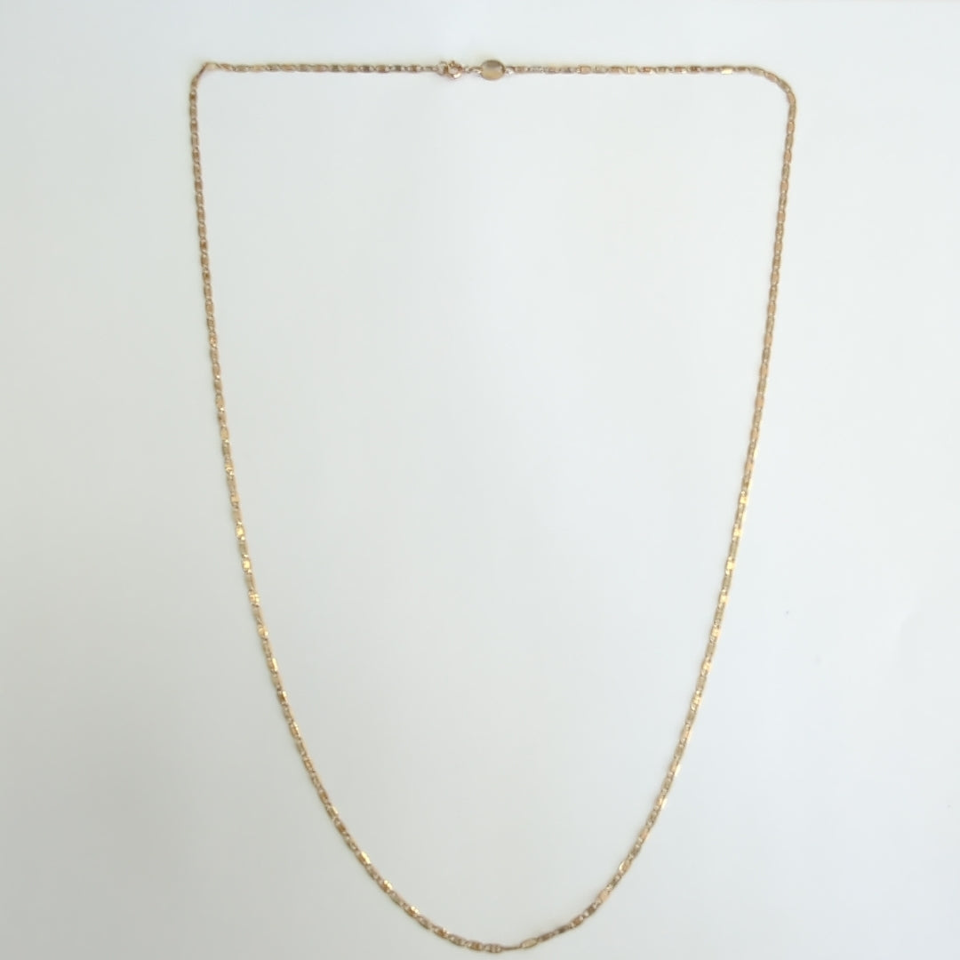 CADENA ORO COMBINADO 10 K 1.6 GRMS (SEMINUEVO)