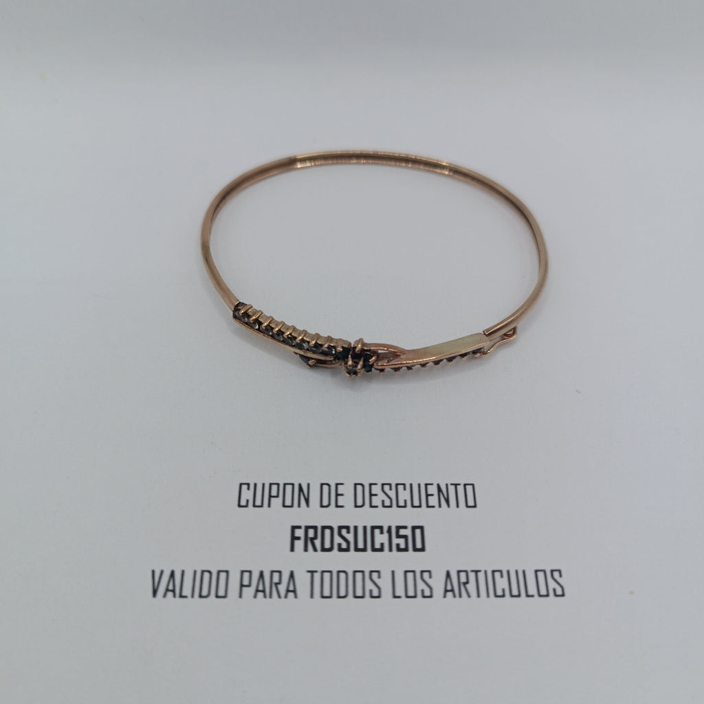 PULSERA RIGIDA ORO 10 K 5.5 GRMS (SEMINUEVO)