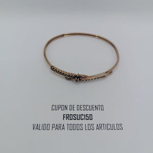 PULSERA RIGIDA ORO 10 K 5.5 GRMS (SEMINUEVO)