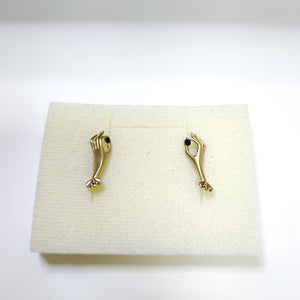 BROQUELES PAR ORO 14 K 3,50 GRMS (SEMINUEVO)