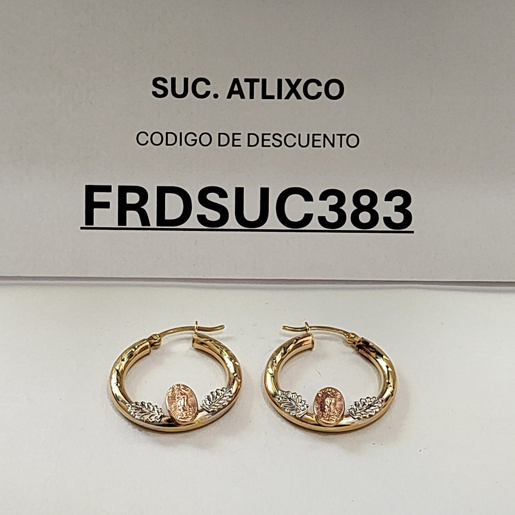 ARRACADAS PAR ORO 14 K 2,40 GRMS (SEMINUEVO)