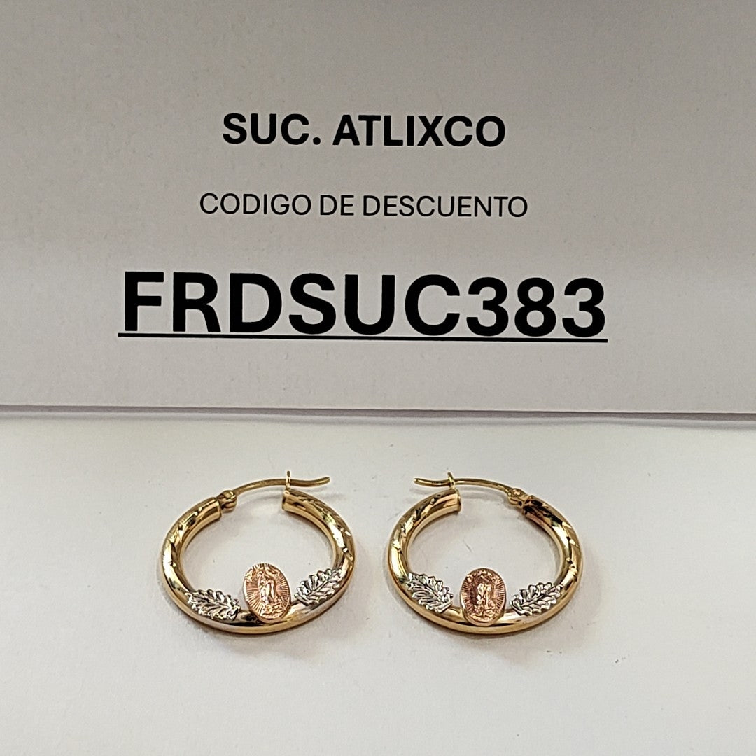 ARRACADAS PAR ORO 14 K 2,40 GRMS (SEMINUEVO)