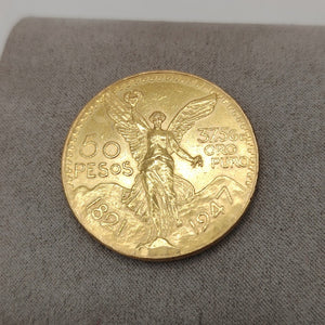 Moneda Centenario Cincuenta Pesos Oro Mexicano 21.6K