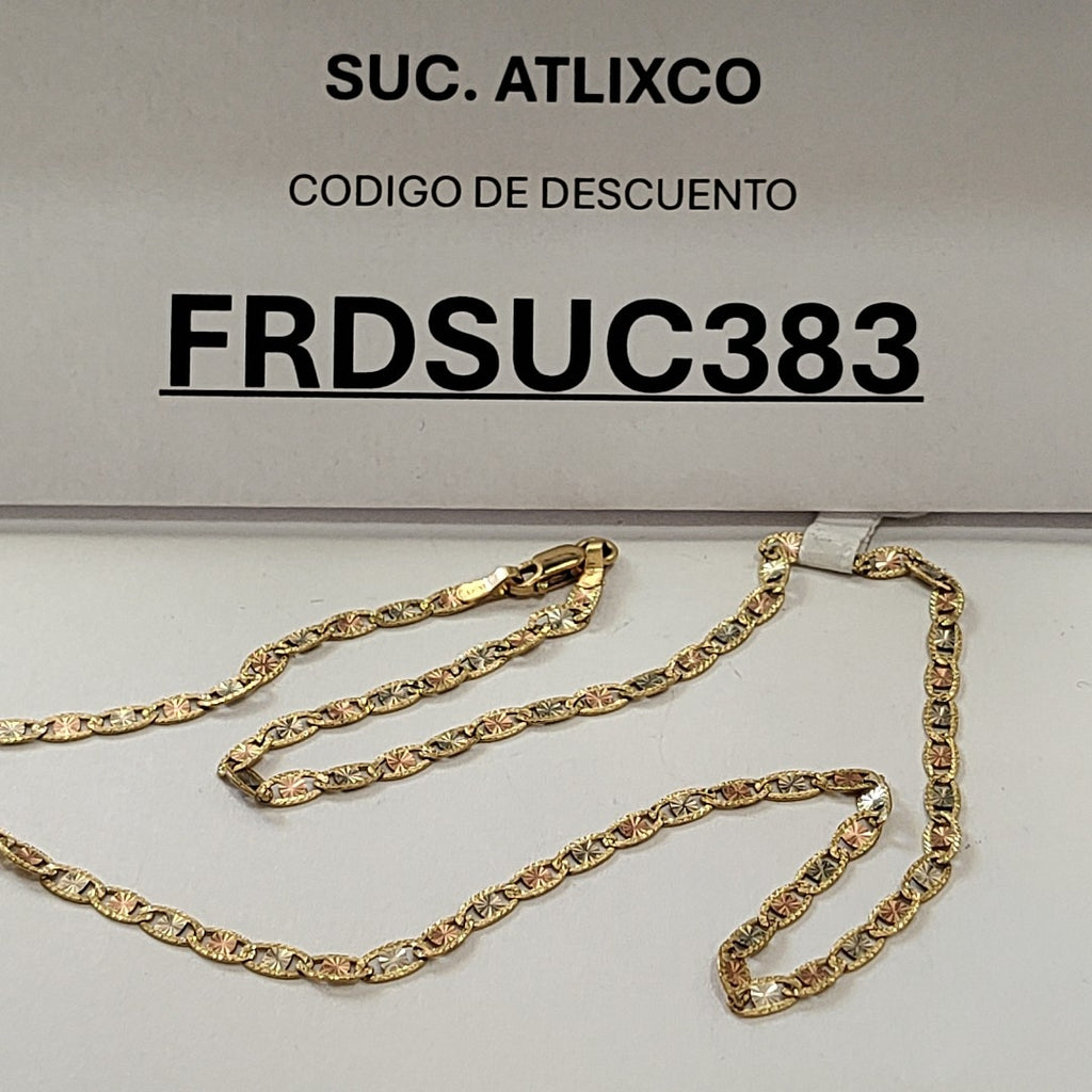 CADENA ORO 14 K 4.5 GRMS (SEMINUEVO)
