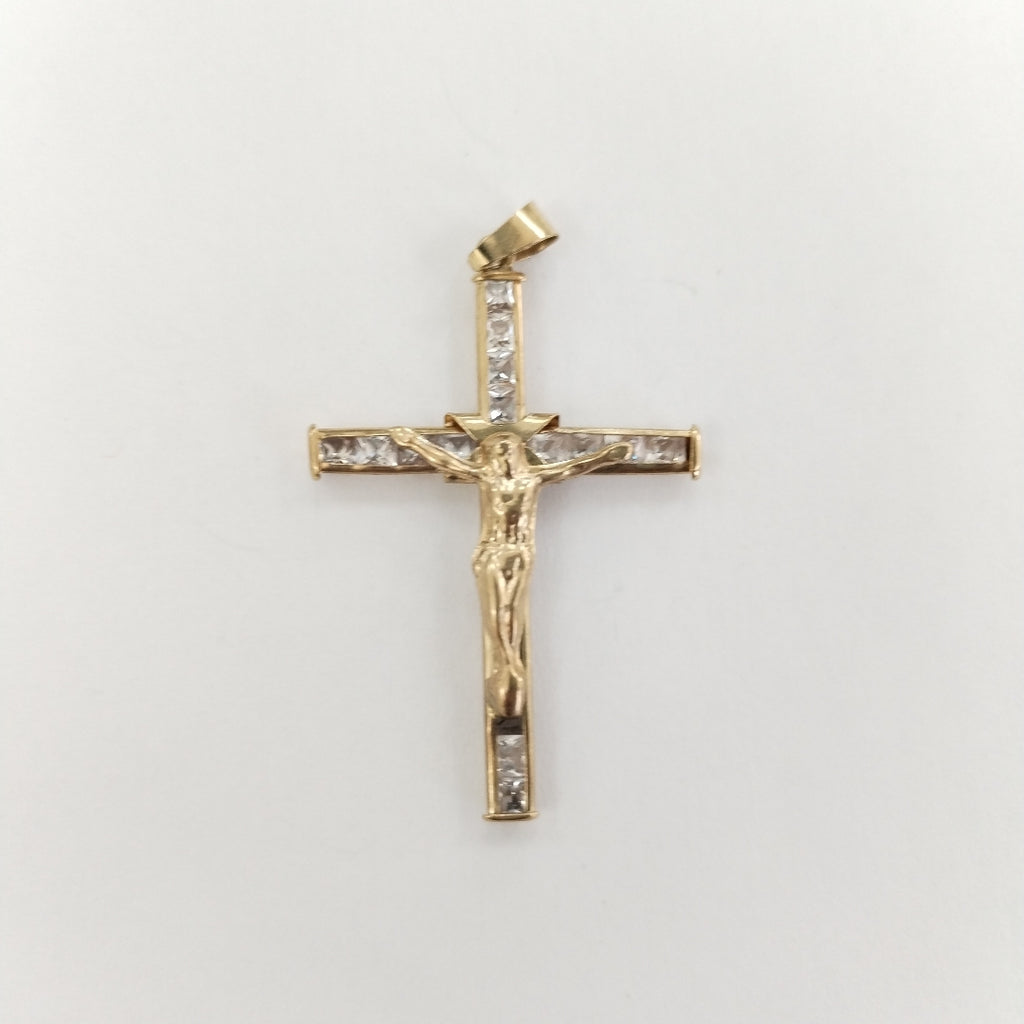 CRUCIFIJO ORO 10 K 1.7 GRMS (SEMINUEVO)