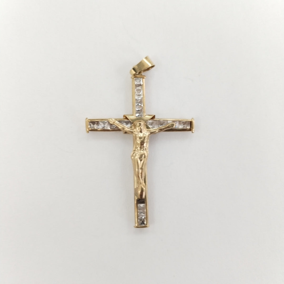 CRUCIFIJO ORO 10 K 1.7 GRMS (SEMINUEVO)