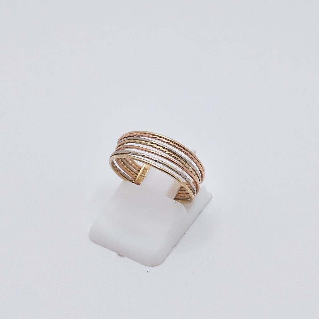 SEMANARIO DE ARGOLLAS ORO 14 K 1.7 GRMS (SEMINUEVO)