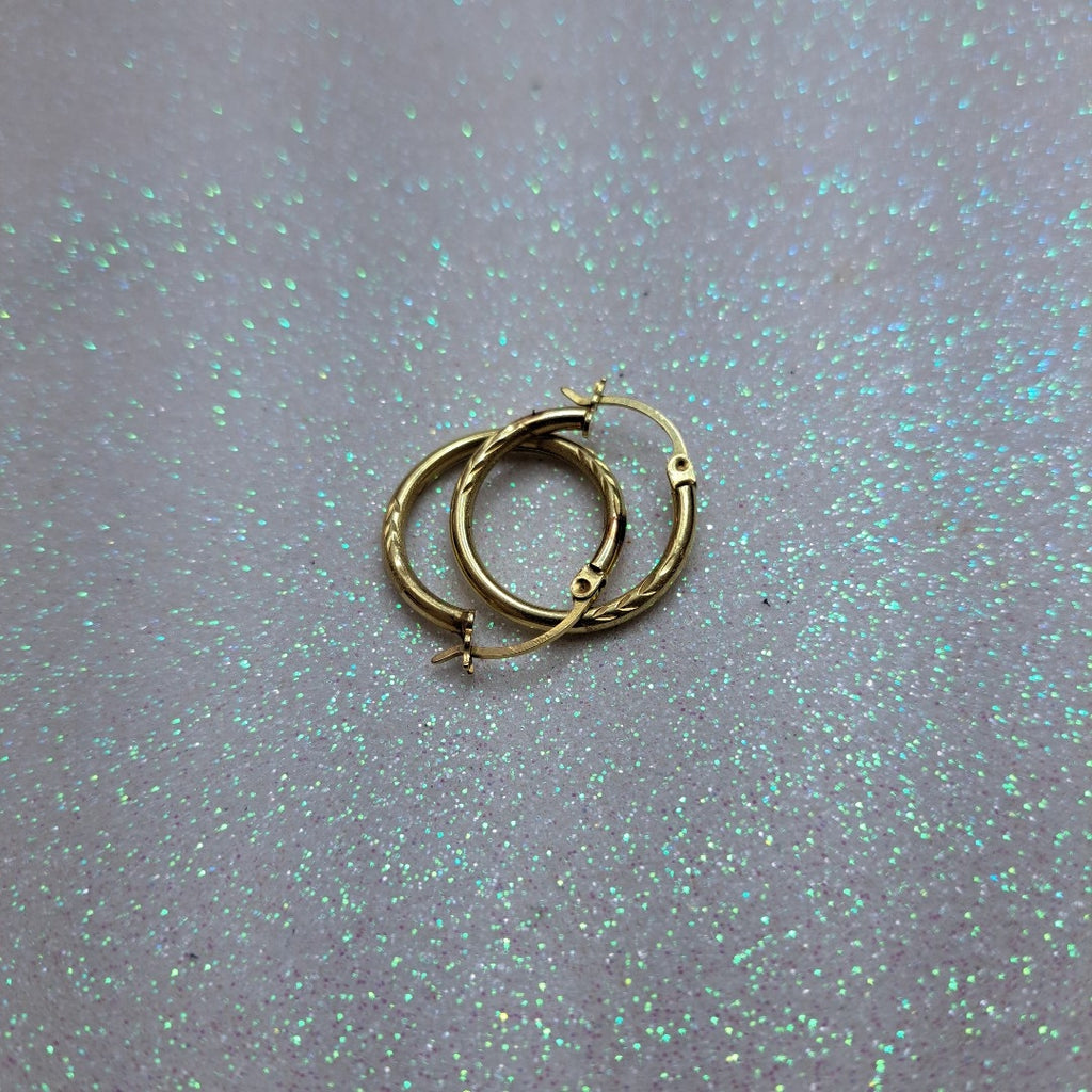 ARRACADAS PAR ORO 14 K 1,70 GRMS (SEMINUEVO)