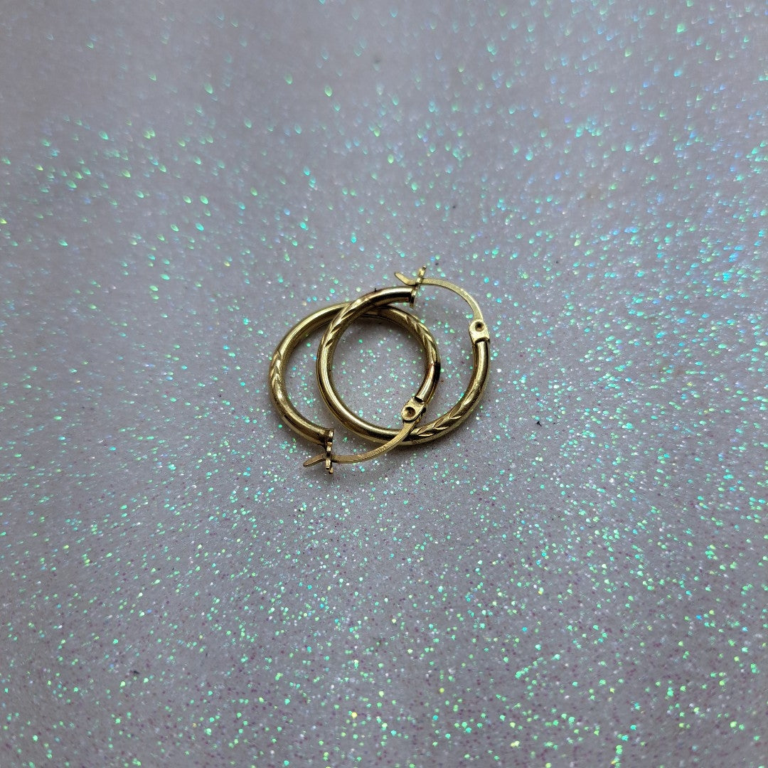 ARRACADAS PAR ORO 14 K 1,70 GRMS (SEMINUEVO)