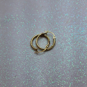 ARRACADAS PAR ORO 14 K 1,70 GRMS (SEMINUEVO)