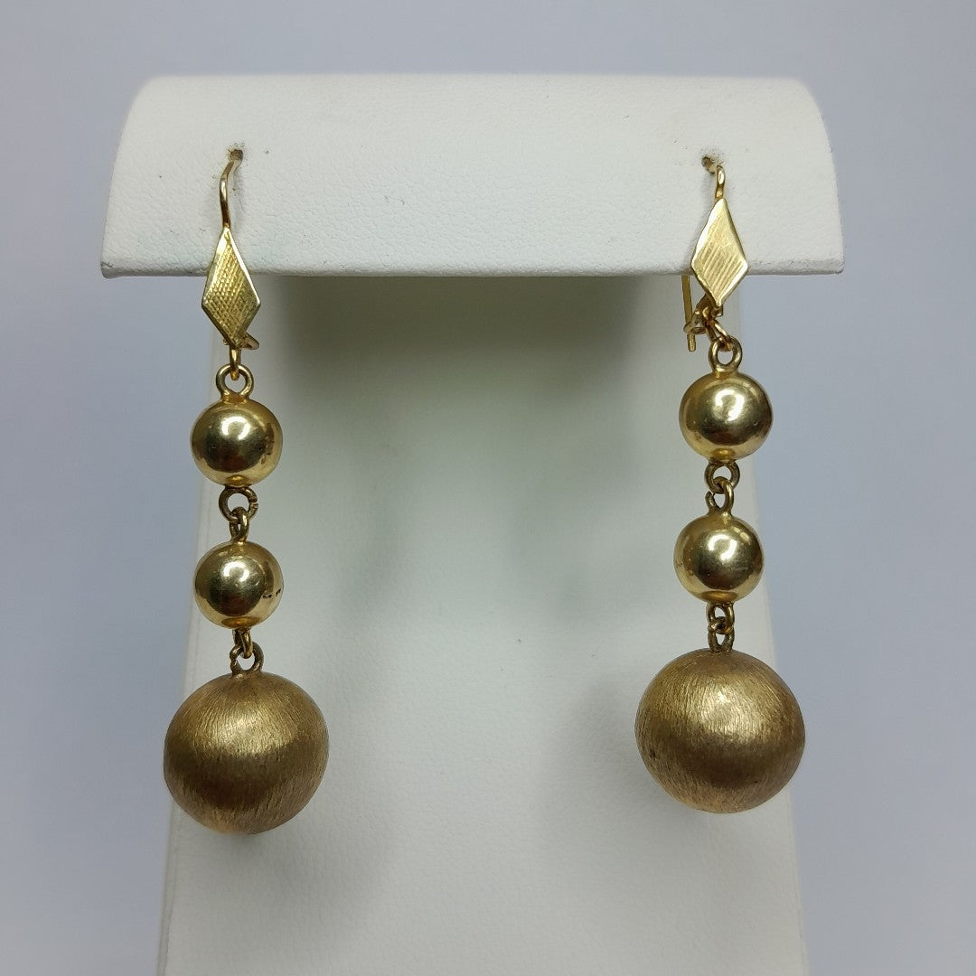 ARETES PAR ORO 8 K 3.5 GRMS (SEMINUEVO)