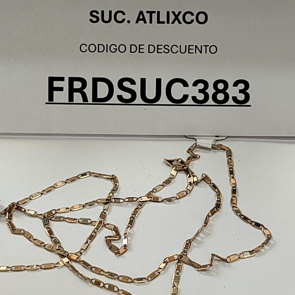 CADENA ORO 14 K 3.6 GRMS (SEMINUEVO)