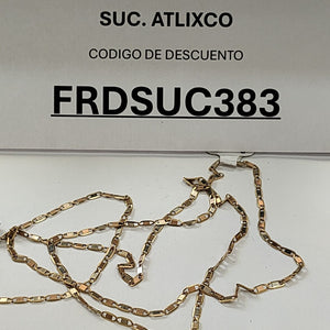 CADENA ORO 14 K 3.6 GRMS (SEMINUEVO)