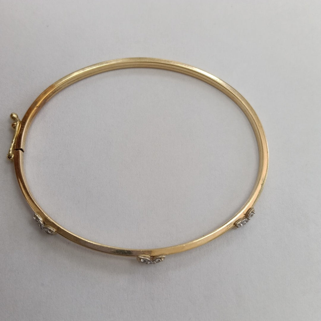 PULSERA RIGIDA ORO 14 K 4.1 GRMS (SEMINUEVO)