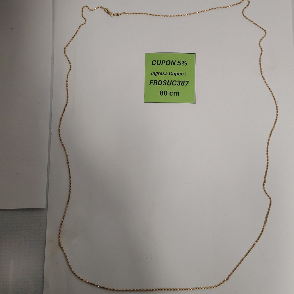 CADENA ORO 14 K 6,50 GRMS (SEMINUEVO)