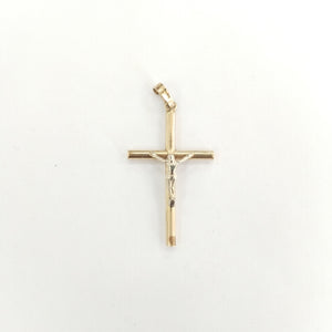CRUCIFIJO, DIJE ORO 10 K 2 GRMS (SEMINUEVO)