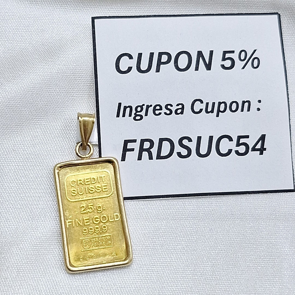 DIJE ORO 14 K 2.5 GRMS (SEMINUEVO)