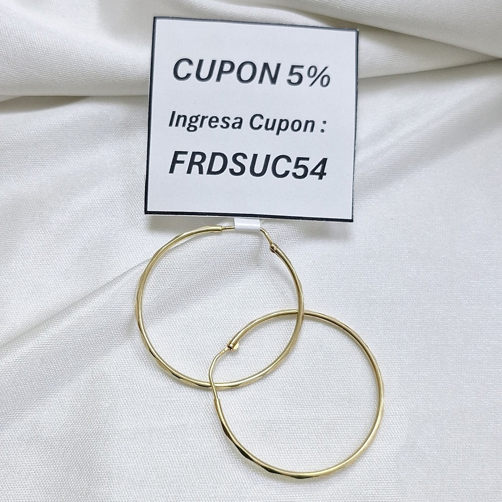 ARRACADAS PAR ORO 14 K 2,10 GRMS (SEMINUEVO)