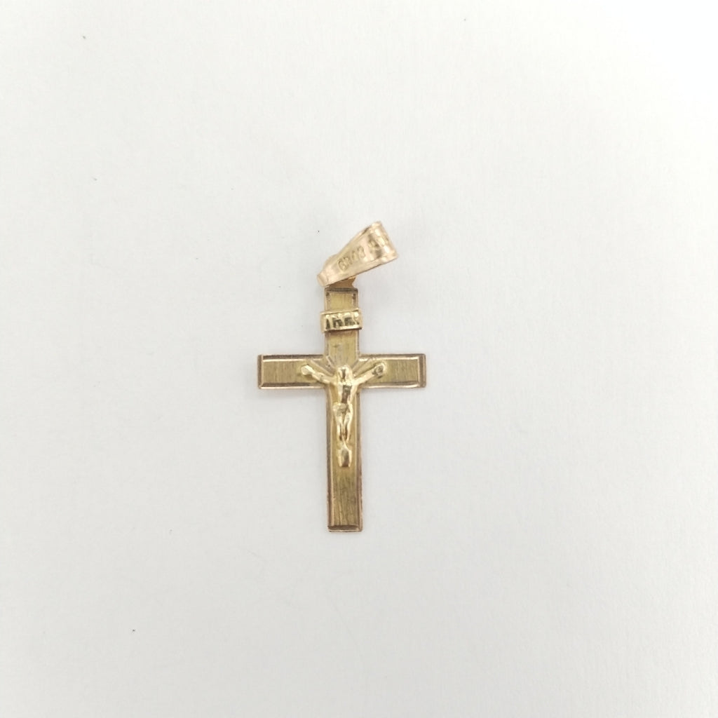 CRUCIFIJO ORO 10 K 0,80 GRMS (SEMINUEVO)