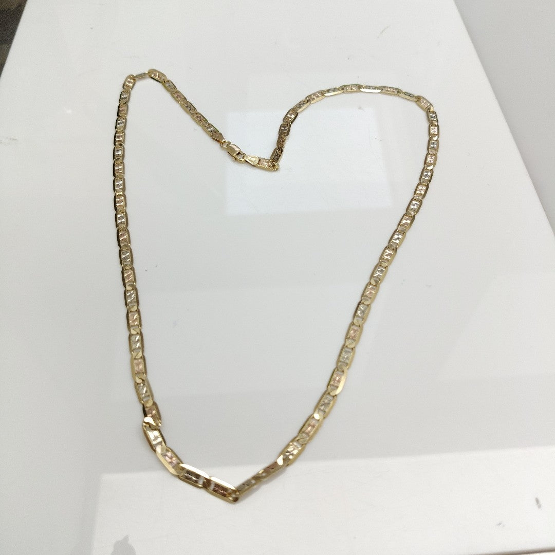 CADENA ORO,ORO COMBINADO 14 K 21,10 GRMS (SEMINUEVO)