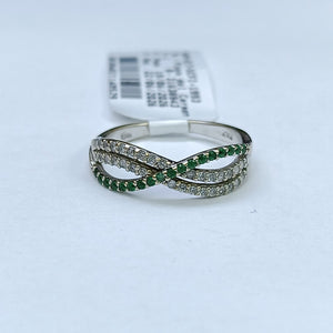 ANILLITO ORO BLANCO 14 K 2 GRMS (SEMINUEVO)