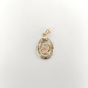 MEDALLA RELIGIOSA ORO 14 K 0,80 GRMS (SEMINUEVO)
