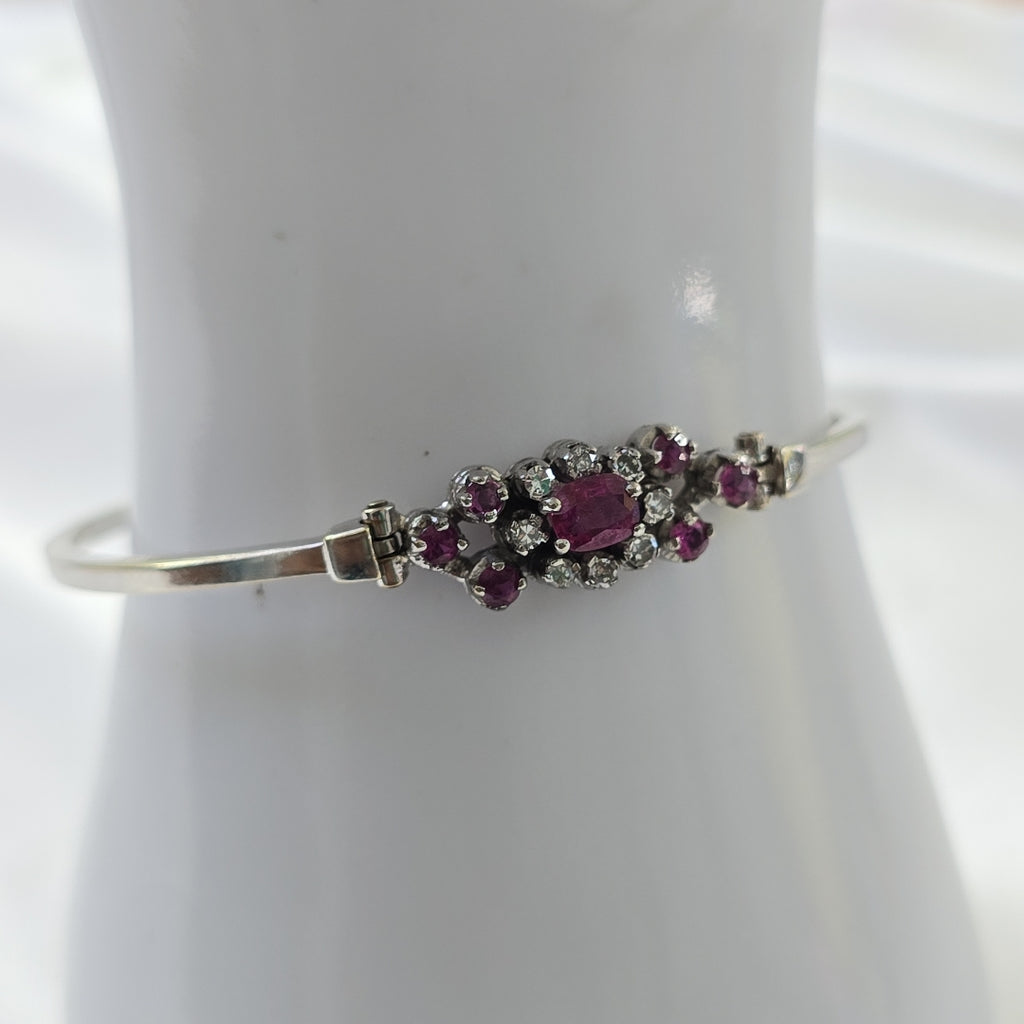 PULSERA ORO BLANCO 14 K 6.4 GRMS (SEMINUEVO)