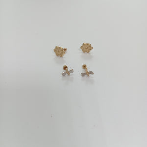 BROQUELES PAR ORO 10 K 0.4 GRMS (SEMINUEVO)