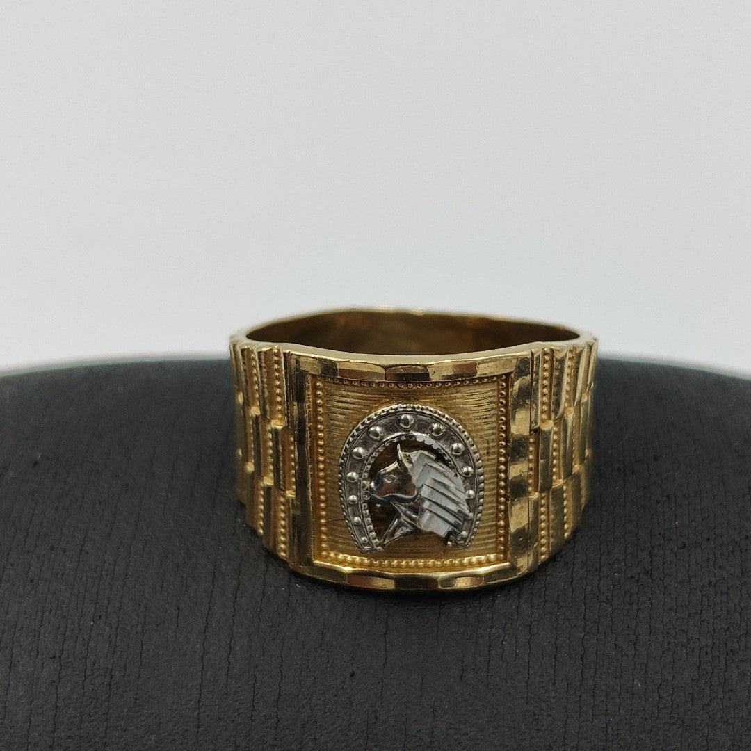 ANILLO ORO, ORO COMBINADO 14 K 4.7 GRMS (SEMINUEVO)