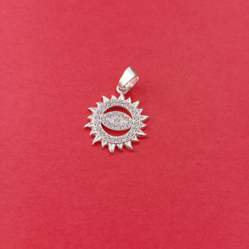 DIJE OJO MAGICO CON CIRCONIAS PLATA .925 2.1 GR (NUEVO)