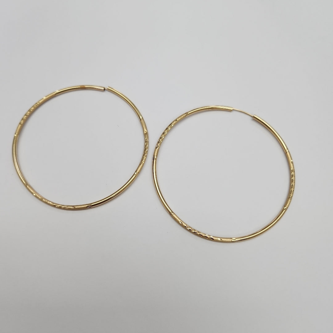 ARRACADAS PAR ORO 14 K 3,40 GRMS (SEMINUEVO)