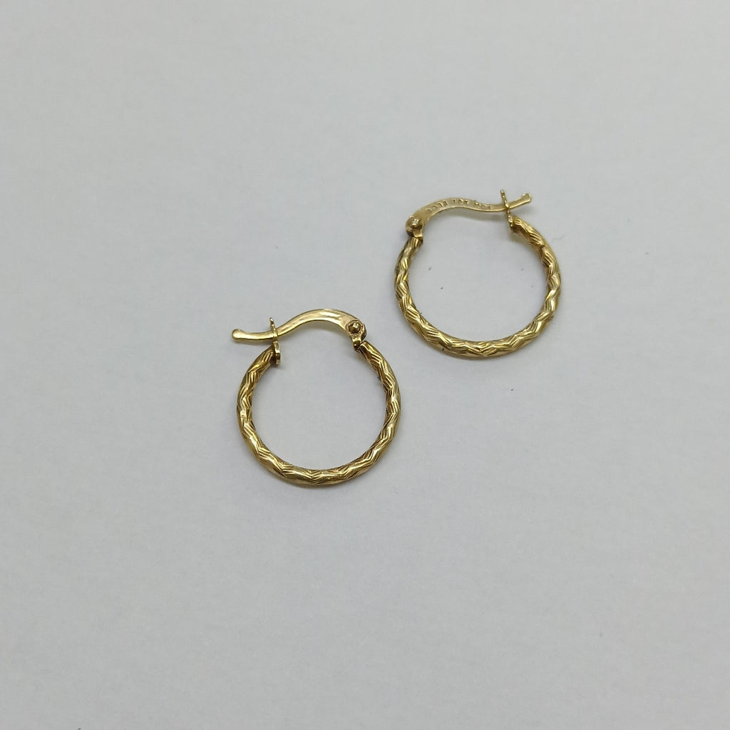 ARRACADAS PAR ORO 10 K 1.2 GRMS (SEMINUEVO)