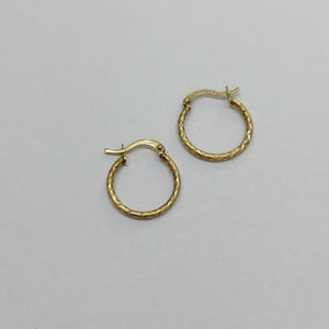 ARRACADAS PAR ORO 10 K 1.2 GRMS (SEMINUEVO)