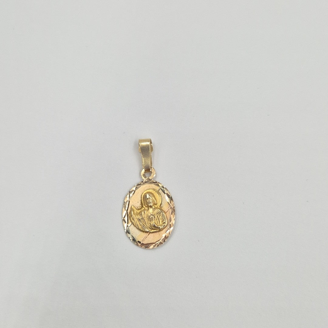 MEDALLA RELIGIOSA ORO, ORO COMBINADO 14 K 1.3 GRMS (SEMINUEVO)