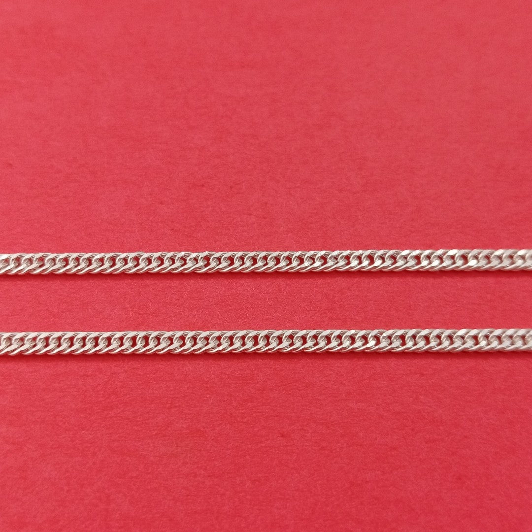 CADENA BARBADA PLATA .925 50 CM 4.12 GR (NUEVO)