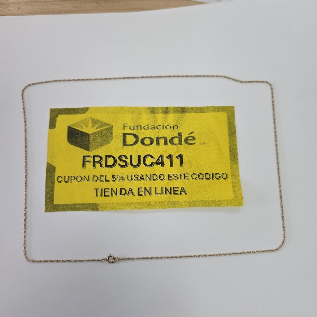 CADENA ORO 10 K 1.7 GRMS (SEMINUEVO)