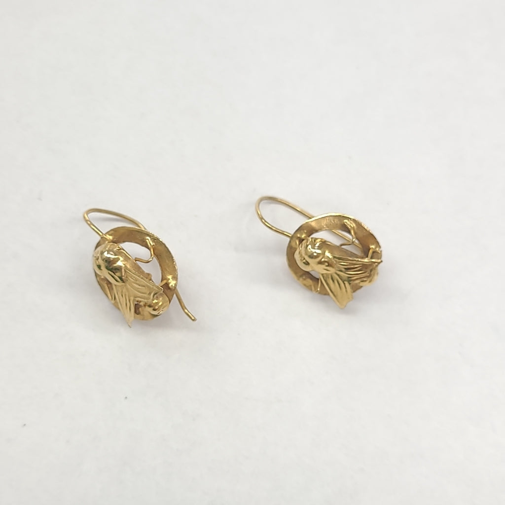 ARETES PAR ORO 10 K 1,10 GRMS (SEMINUEVO)