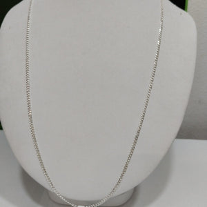 CADENA TEJIDO BARBADO PLATA .925 60 CM 5.7 GR (NUEVO)