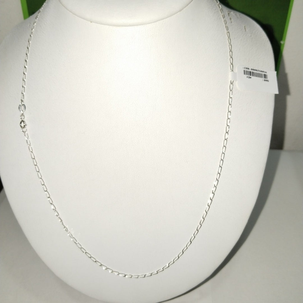 CADENA TEJIDO ESLABONES PLATA .925 55 CM 2.7 GR (NUEVO)