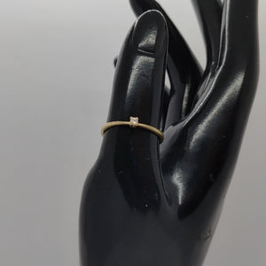 SOLITARIO ORO 14 K 1.8 GRMS (SEMINUEVO)