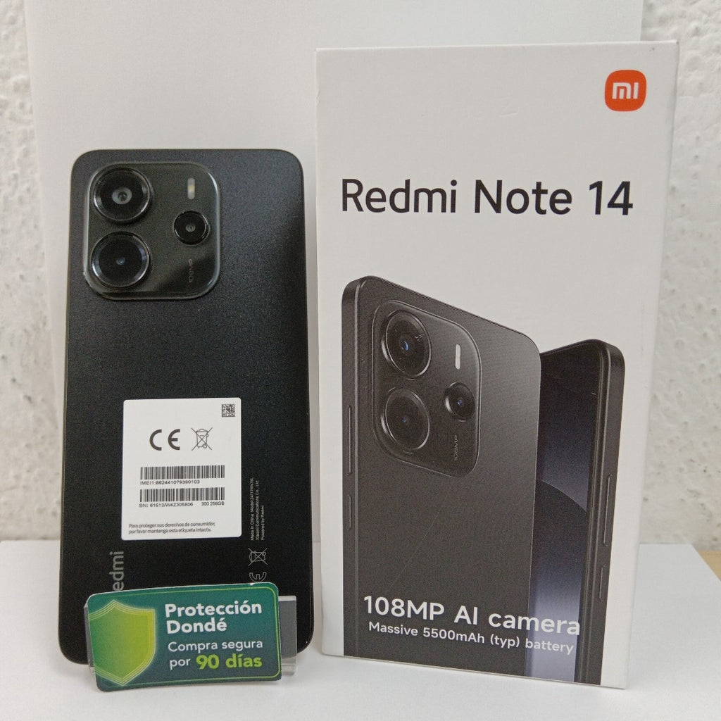 CELULAR XIAOMI REDMI NOTE 14 24117RN76L (2025) 256 GB 8 GB RAM (SEMINUEVO)