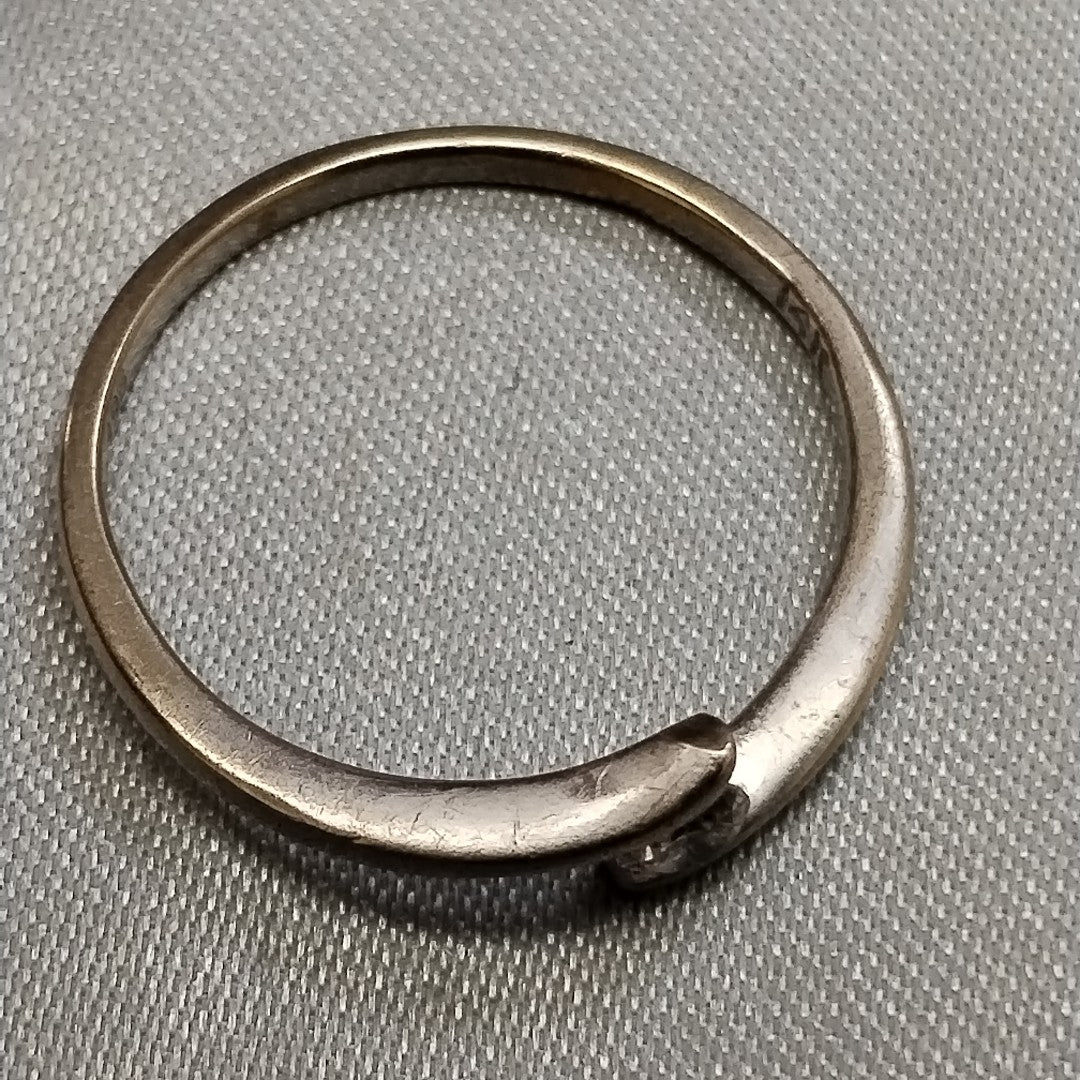 ANILLITO ORO, ORO BLANCO 14 K 1.3 GRMS (SEMINUEVO)