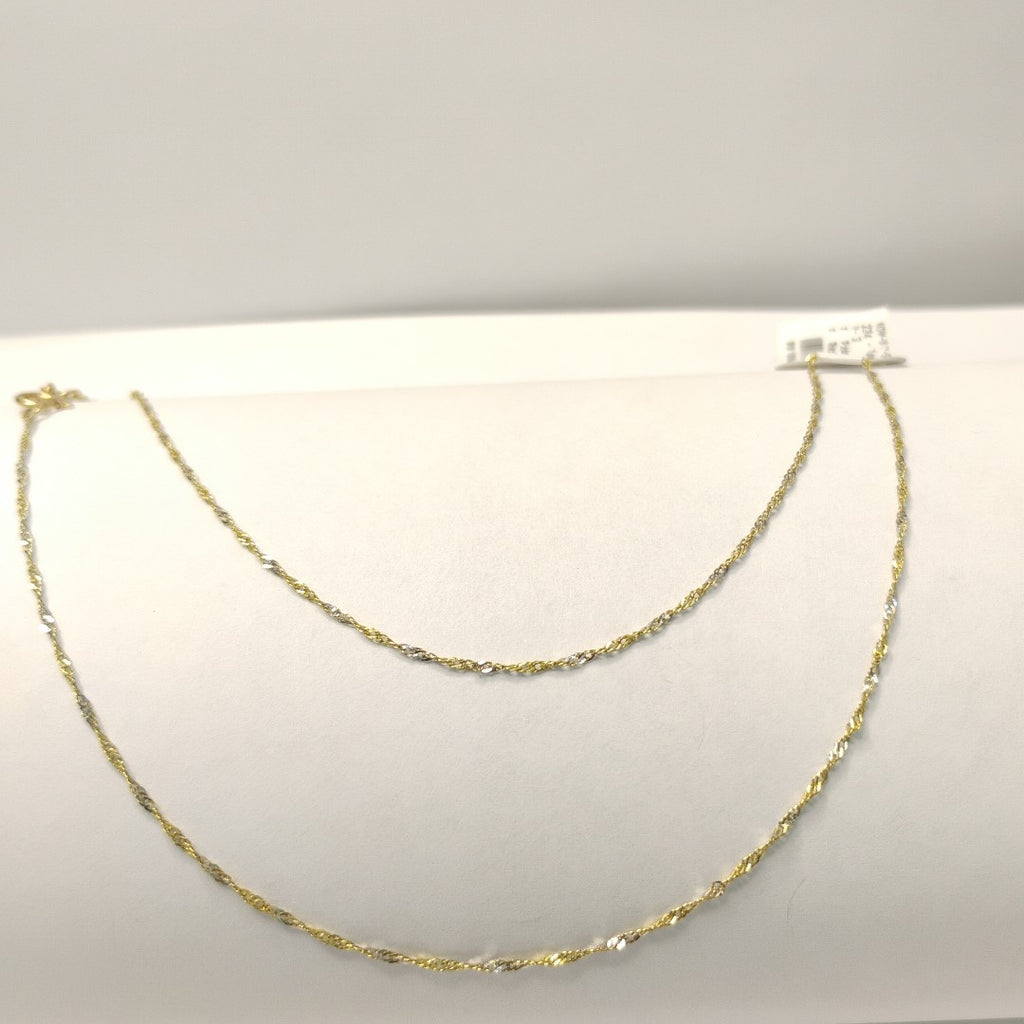 CADENA ORO, RODIADO 14 K 0.7 GRMS (SEMINUEVO)