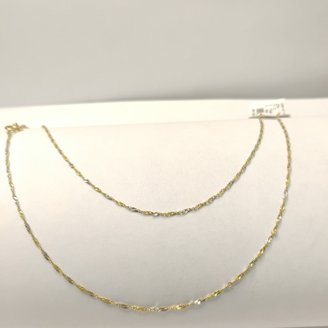 CADENA ORO, RODIADO 14 K 0.7 GRMS (SEMINUEVO)