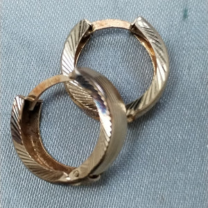 ARRACADAS PAR ORO 10 K 2.2 GRMS (SEMINUEVO)