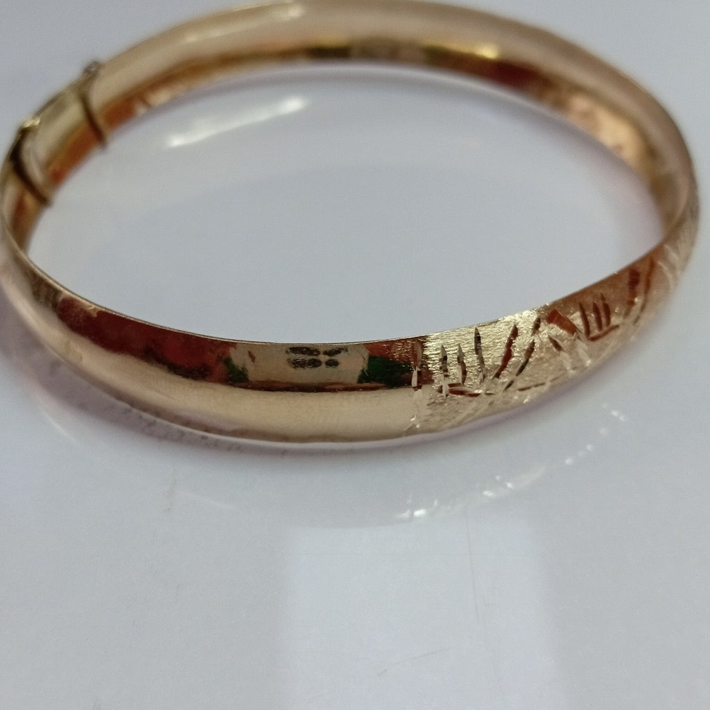PULSERA RIGIDA ORO 10 K 10.3 GRMS (SEMINUEVO)