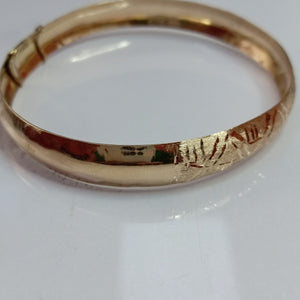 PULSERA RIGIDA ORO 10 K 10.3 GRMS (SEMINUEVO)